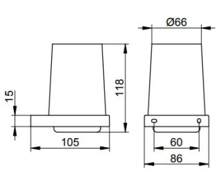 Держатель стакана Keuco Edition 11150299000 красное золото шлифованное